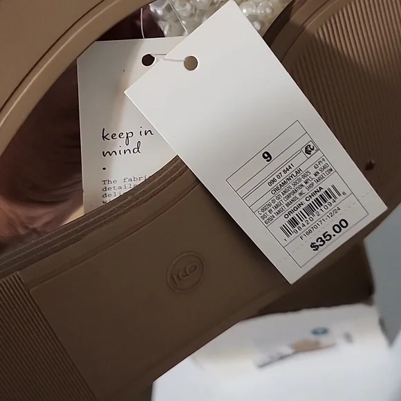 A New Day Sandals with Pearl Embellishments - Picture 8 of 8